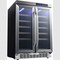 Edgestar 24 Inch Wide 36 Bottle BuiltIn Wine Cooler with Dual Cooling Zones and French Doors CWR362FD - alternate 5